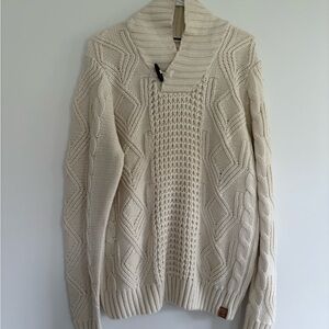 Men’s Weatherproof Vintage Ivory Knit Sweater